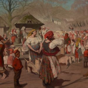 Włodzimierz Tetmajer, Wyjście ze wsi, sztuka polska, wieś w malarstwie, Niezła Sztuka