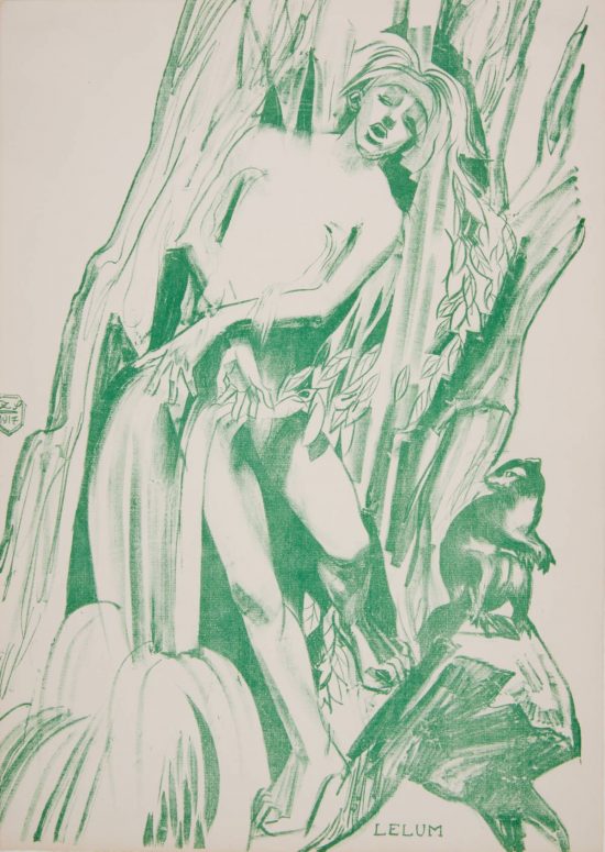 Zofia Stryjeńska, Bożki Słowiańskie, teka, Lelum, Muzeum Narodowe w Krakowie, ilustracja, niezła sztuka