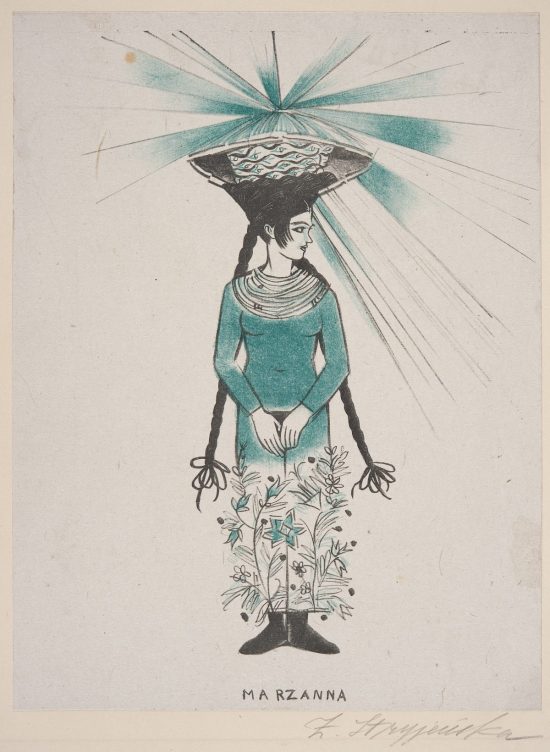 Zofia Stryjeńska, Marzanna, bożki słowiańskie, sztuka polska, Niezła Sztuka