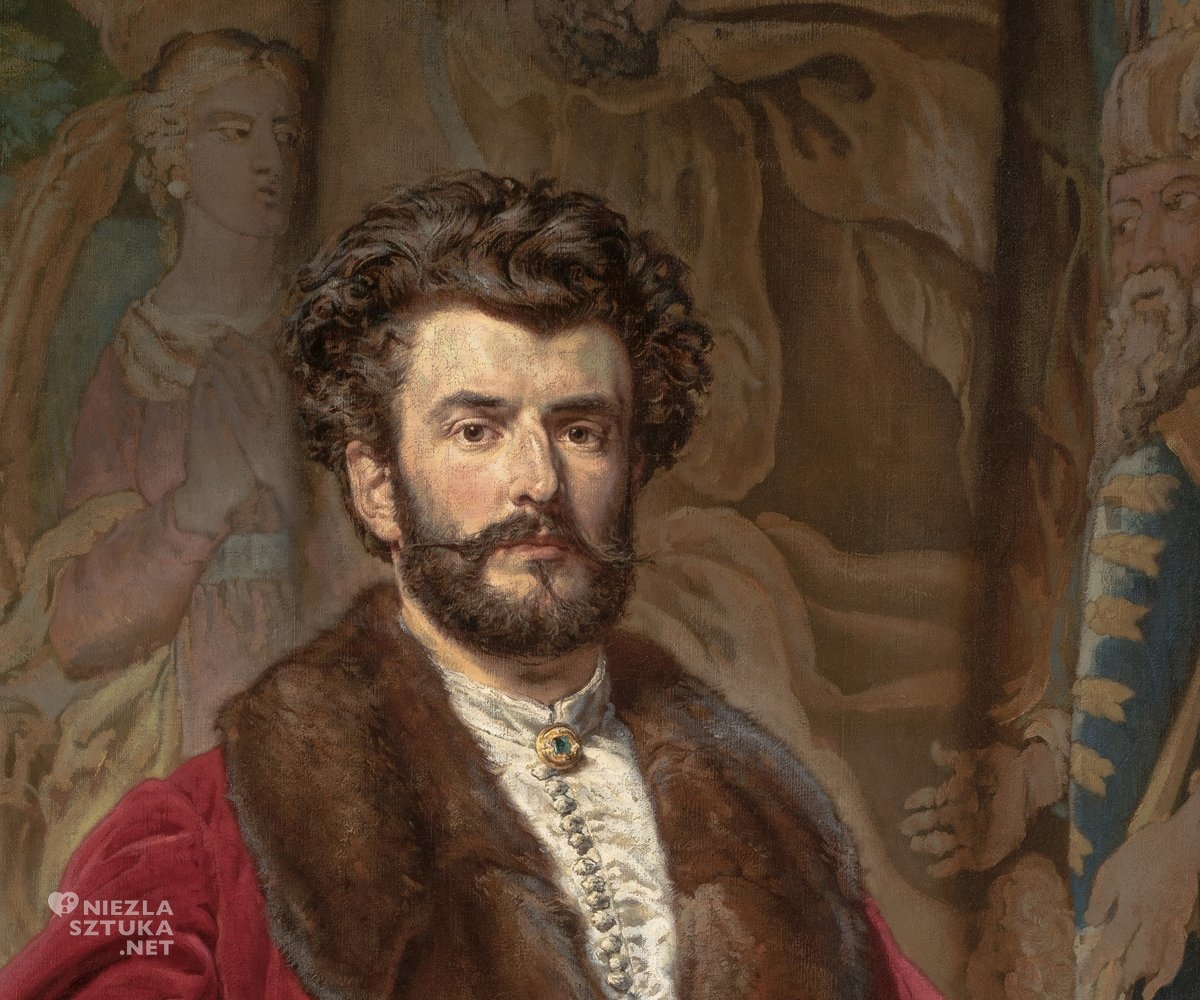Jan Matejko, Portret Józefa Ciechońskiego, sztuka polska, sarmata, Niezła Sztuka