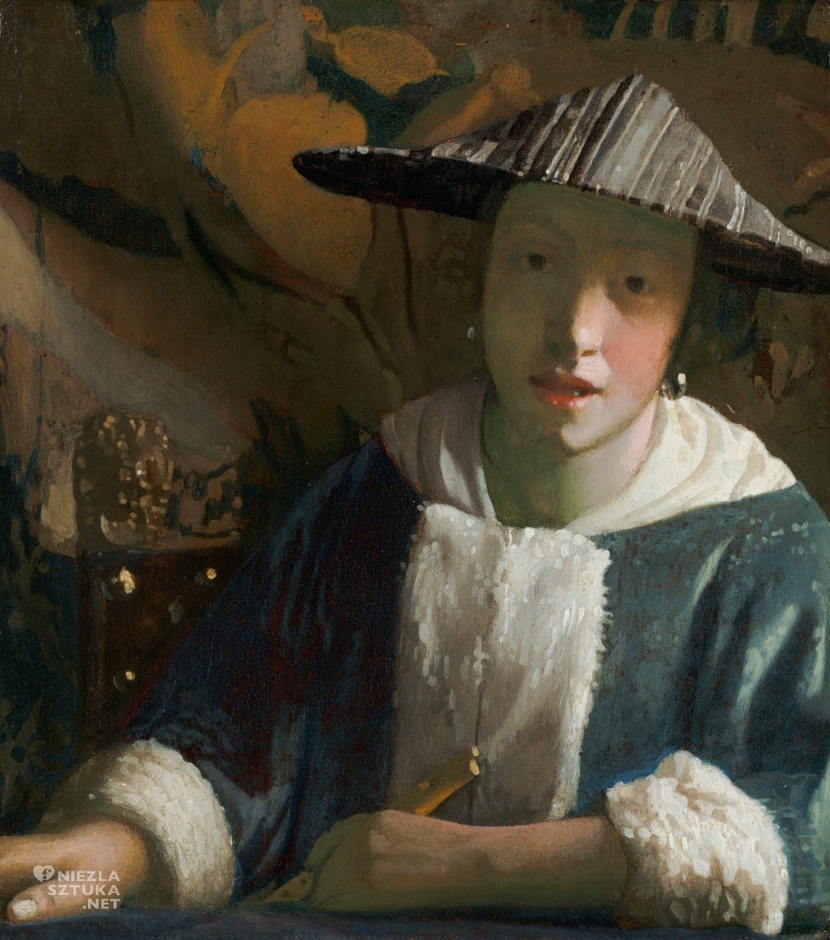 Johannes Vermeer, Dziewczyna z fletem, muzyka w sztuce, Niezła Sztuka