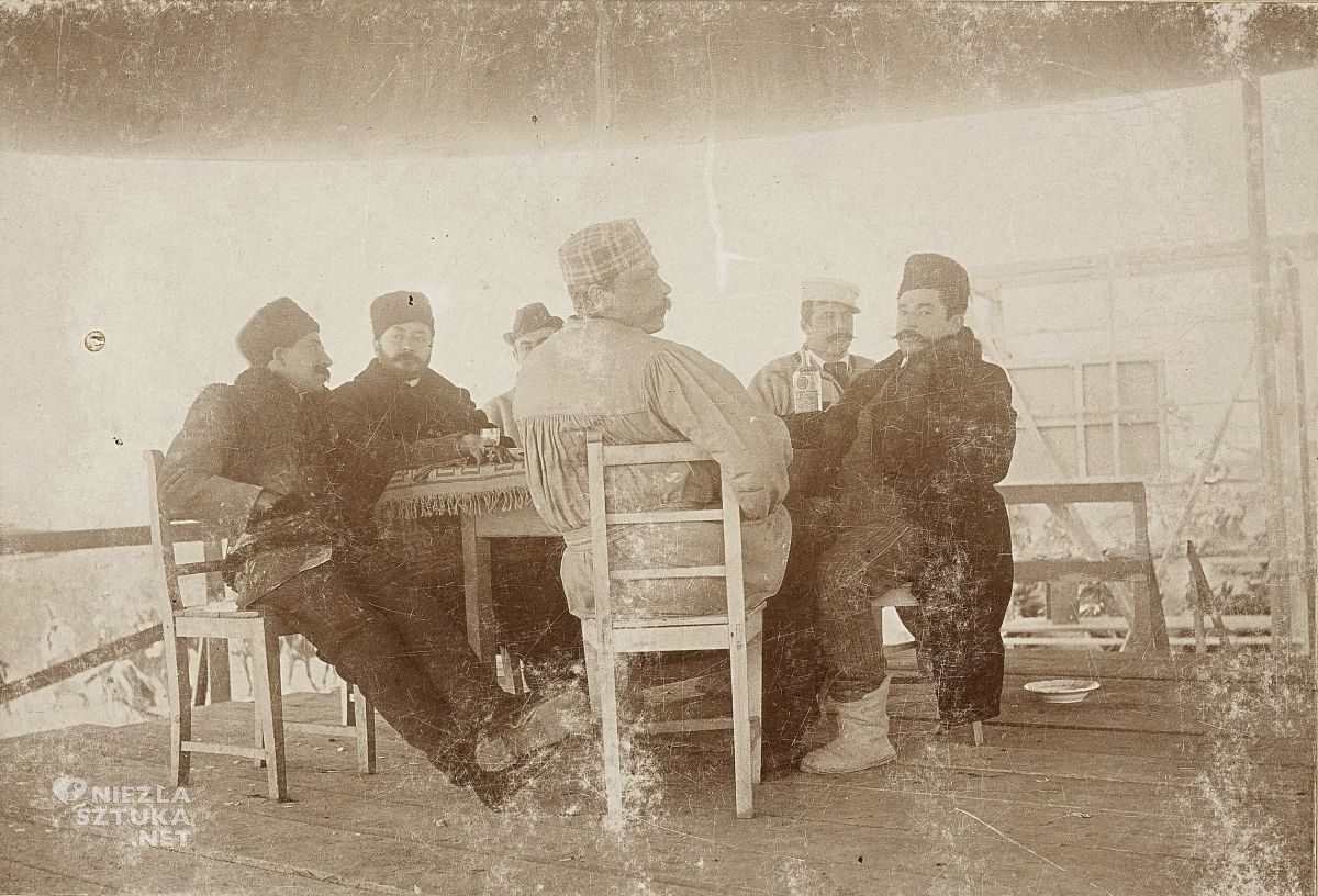 Malowanie Panoramy Racławiskiej, Tadeusz Popiel, Jan Styka, Włodzimierz Tetmajer, Michał Sozański, Wojciech Kossak, Ludwig Boller, Niezła Sztuka