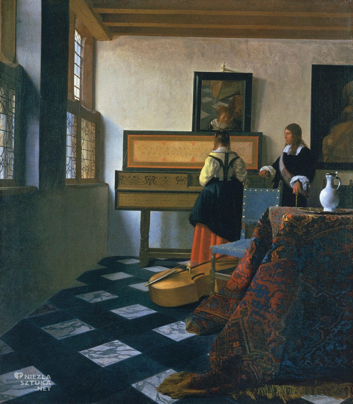 Johannes Vermeer, Lekcja muzyki, Niezła Sztuka