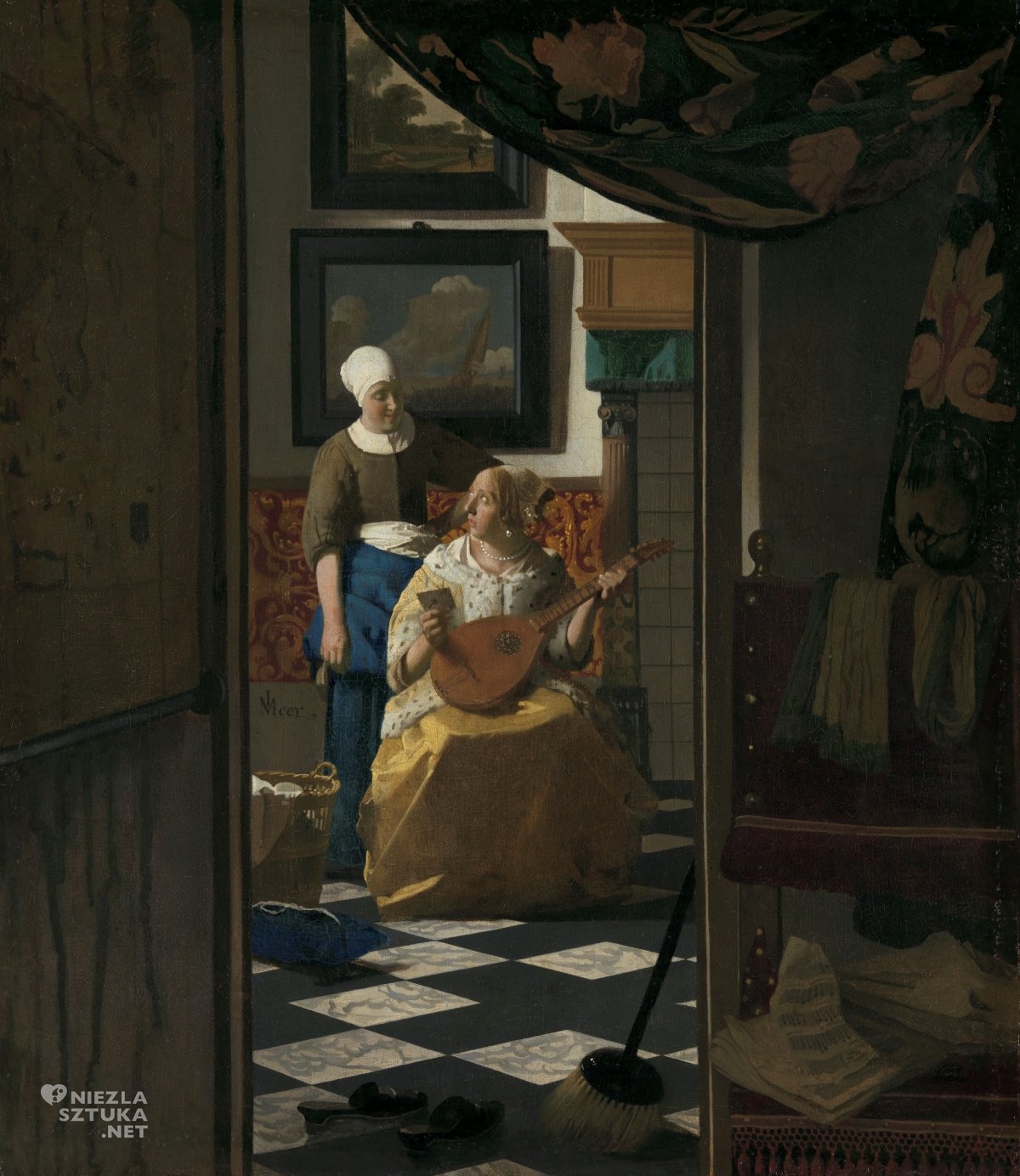 Johannes Vermeer, List miłosny, Niezła Sztuka
