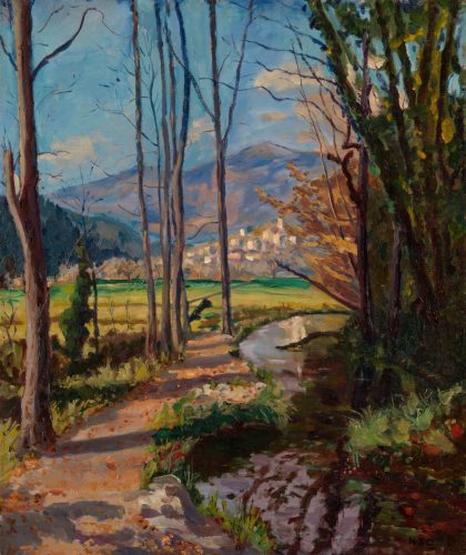 Winston Churchill, Nad rzeką Var, Niezła Sztuka