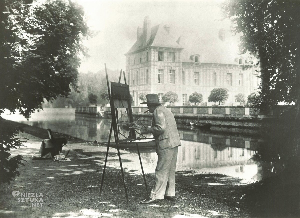 Winston Churchill, Château St. Georges-Hotel, Niezła Sztuka