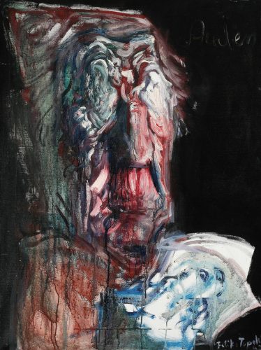 Feliks Topolski, Portret W. H. Audena, Malarstwo polskie, Abstrakcja, Niezła Sztuka