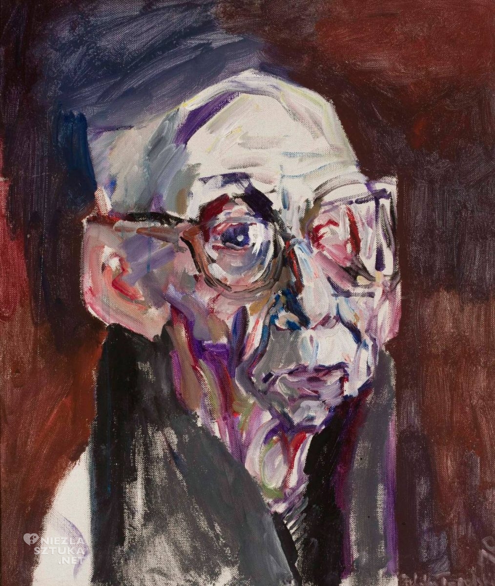 Feliks Topolski, Portret Antoniego Słonimskiego, Malarstwo polskie, Abstrakcja, Niezła Sztuka