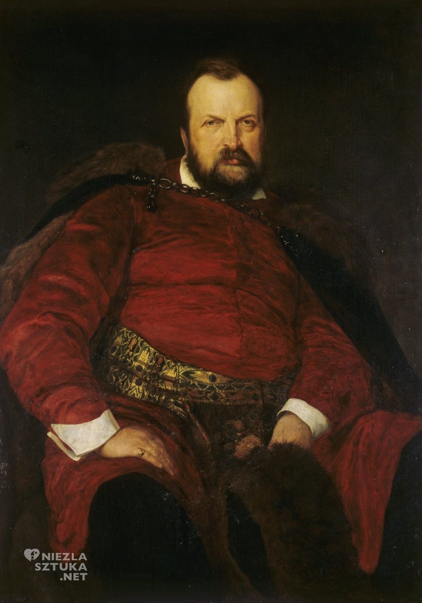 Henryk Rodakowski, Portret Włodzimierza Dzieduszyckiego, sztuka polska, malarstwo polskie, portret, niezła sztuka