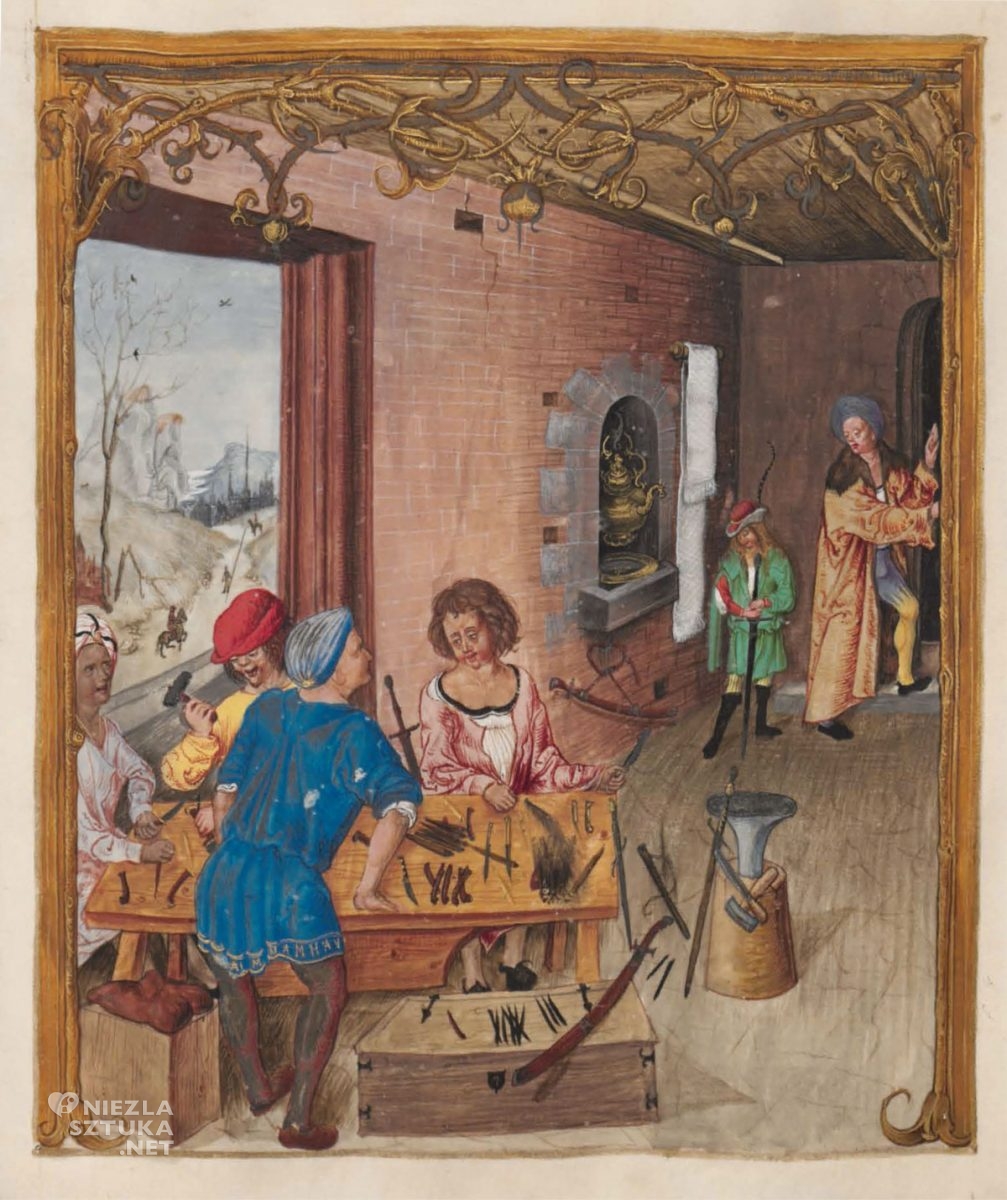 Kodeks Baltazara Behema, rękopis, rycina, moda polska, moda renesansowa, moda, niezła sztuka