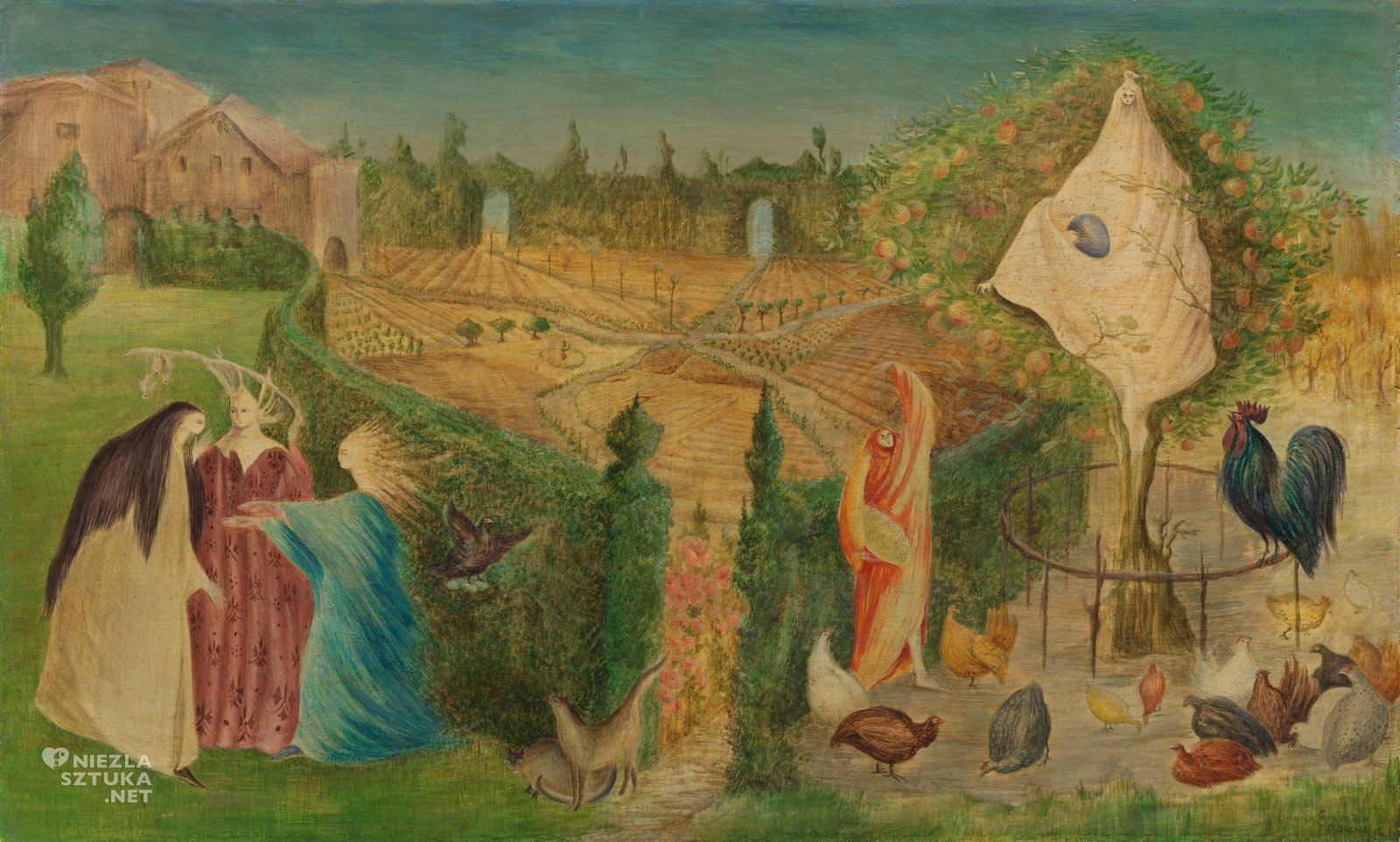 Leonora Carrington, Ogród kuchenny na Eyot, surrealizm, kobiety w sztuce, Niezła Sztuka