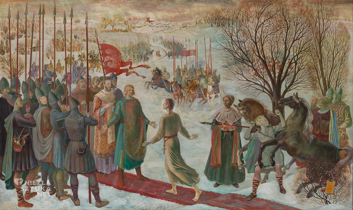 Łukaszowcy, Bolesław Chrobry witający Ottona III, sztuka polska, Niezła Sztuka