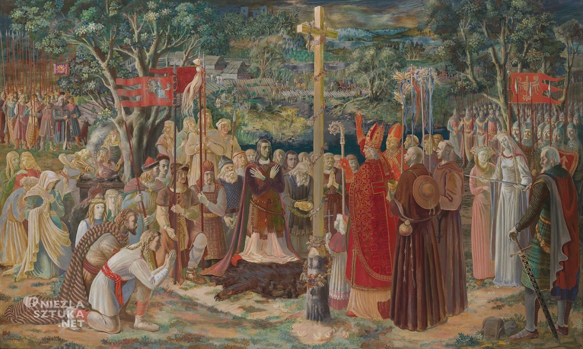 Łukaszowcy, Chrzest Litwy, sztuka polska, Niezła Sztuka