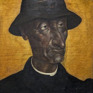 Bolesław Cybis, Portret mężczyzny, malarstwo polskie, sztuka polska, niezła sztuka