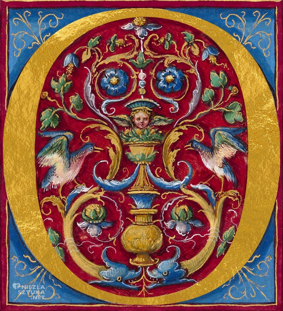 Oksford, Modlitewnik Królowej Bony, Bona Sforza, manuskrypt, inicjał, iluminacja, niezła sztuka