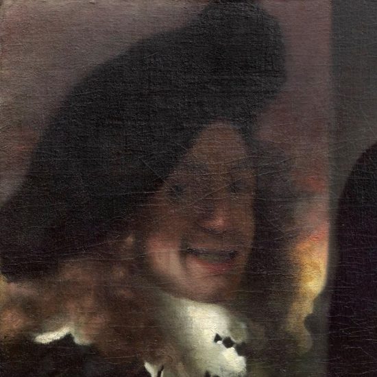 Johannes Vermeer, Autoportret, U stręczycielki, Gemäldegalerie Alte Meister, Drezno, Niezła sztuka