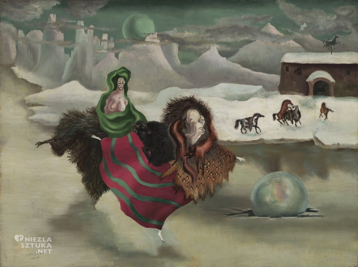 Leonora Carrington, Radość z łyżwiarstwa, surrealizm, kobiety w sztuce, Niezła Sztuka
