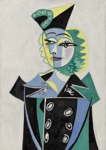 Pablo Picasso, Portret Nusch Eluard, Paryż, Abstrakcja, Niezła Sztuka