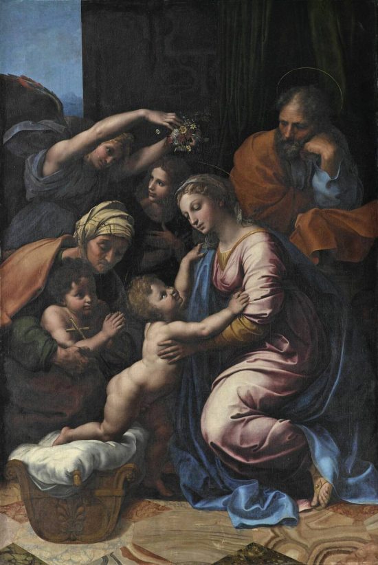 Rafael Santi, Święta rodzina, sztuka włoska, Niezła Sztuka