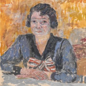 Hanna Rudzka-Cybis, Portret Julii Serwaczyńskiej, koloryzm, kobiety w sztuce, Niezła Sztuka