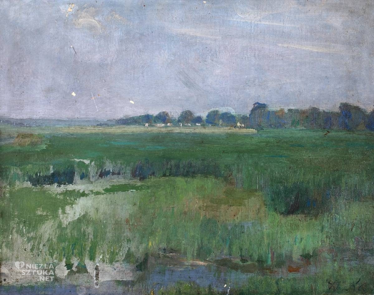 Wanda Kossecka, Pejzaż podolski, Sztuka Polska, Niezła Sztuka