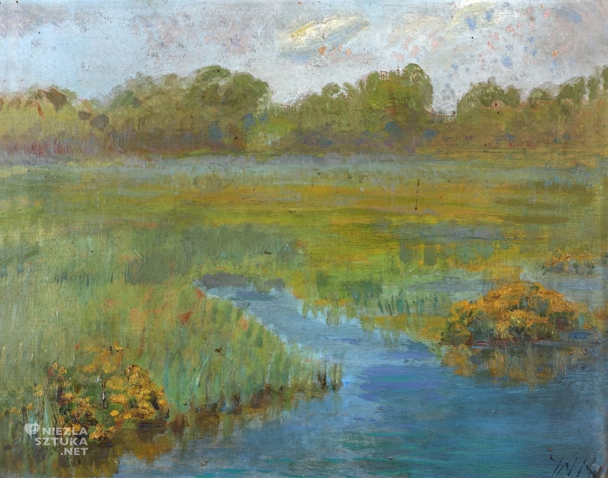 Wanda Kossecka, Pejzaż podolski, Sztuka Polska, Niezła Sztuka