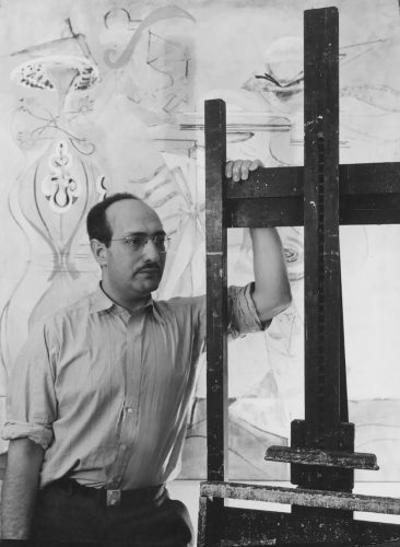 Mark Rothko z obrazem, Portret artysty, Niezła Sztuka