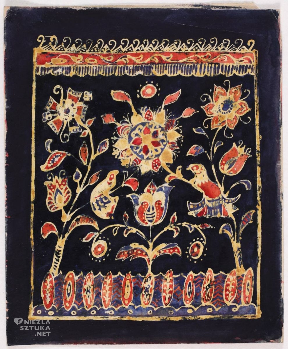 Wanda Kossecka, kilm, batik, niezła sztuka