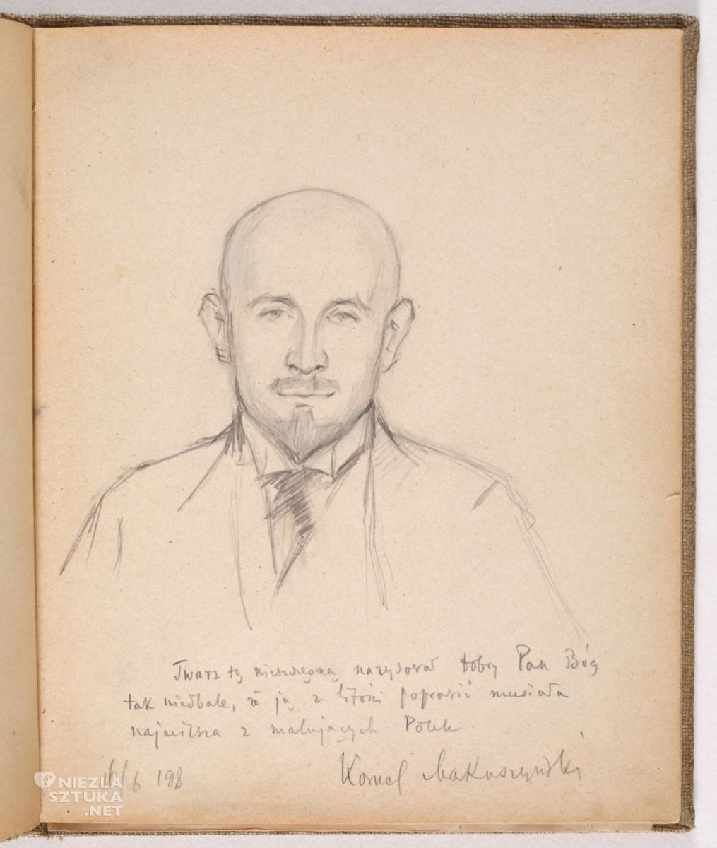 Wanda Kossecka, Kornel Makuszyński, portret, niezła sztuka