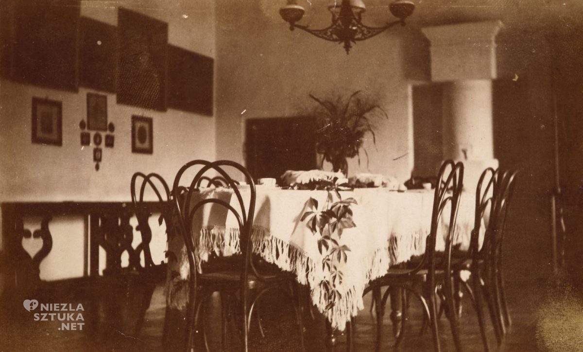 Wanda Kossecka, Stanisława Kossecka, Korytna, dwór, niezła sztuka