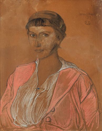 Witkacy, Portret Wandy Kosseckiej, Polski artysta, Niezła Sztuka
