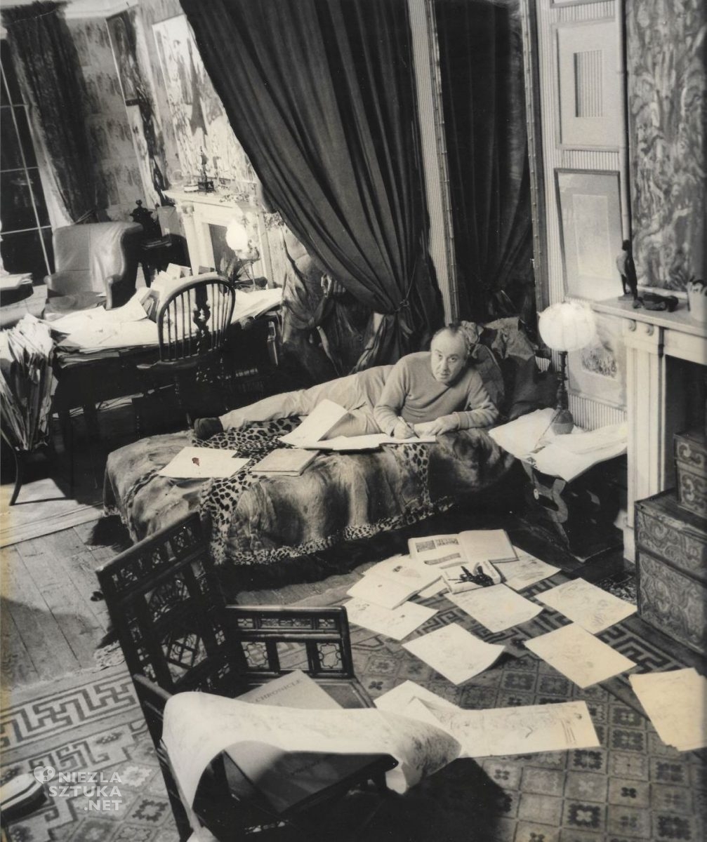 Feliks Topolski, fotografia, archiwum, polski artysta, sztuka polska, malarstwo polskie, rysownik, Niezła Sztuka