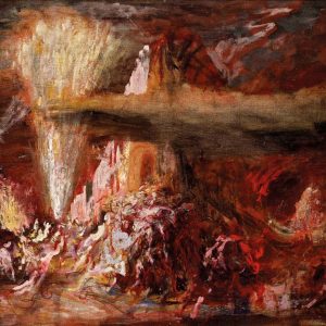 Feliks Topolski, Attack Monstre - Bombed in Soho, polski artysta, sztuka polska, malarstwo, rysunek, Niezła Sztuka