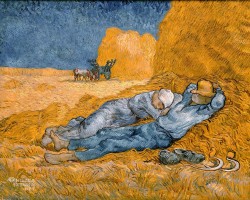 Vincent van Gogh, Południe, Odpoczynek od pracy, niezła sztuka