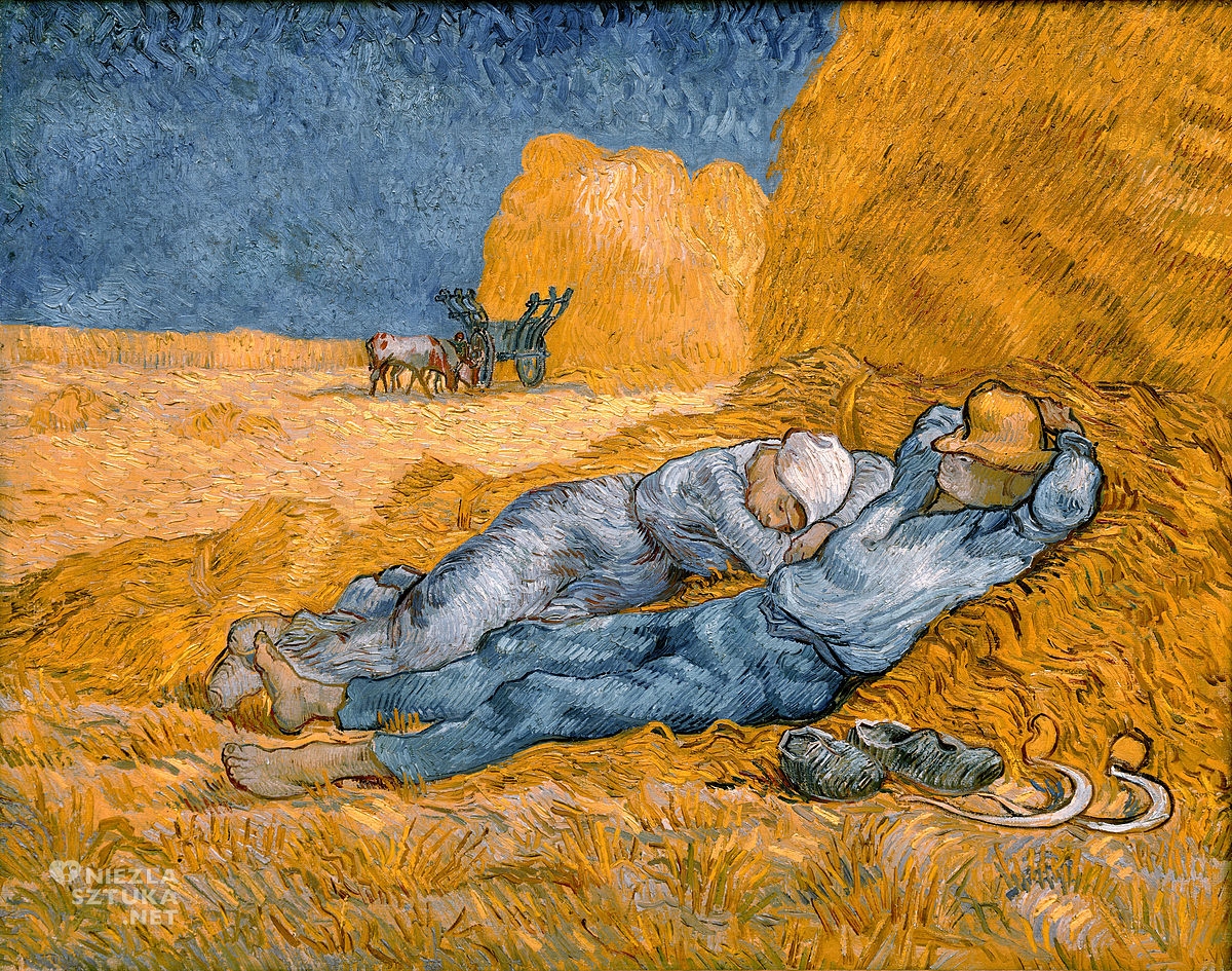 Vincent van Gogh, Południe, Odpoczynek od pracy, niezła sztuka