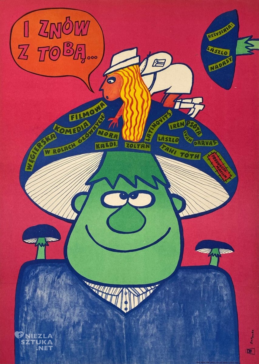 Bohdan Butenko, I znów z Tobą, plakat filmowy, sztuka polska, Niezła Sztuka