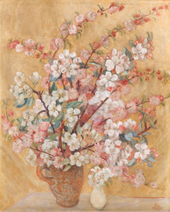 Teresa Roszkowska, Kwiaty jabłoni w wazonie, niezła sztuka