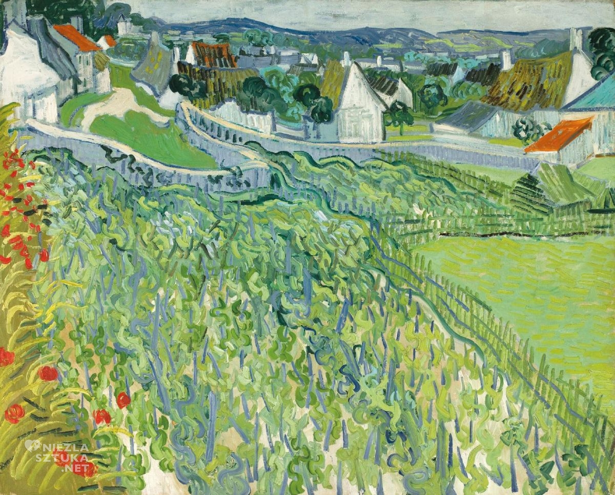 Vincent van Gogh, Auvers-sur-Oise, pejzaż, niezła sztuka