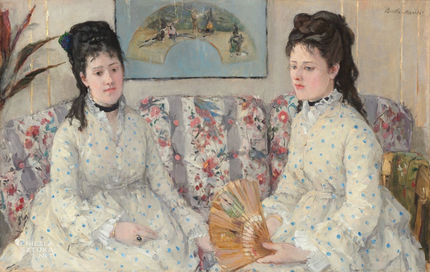 Berthe Morisot, Dwie siostry, sztuka kobieca, sztuka francuska, niezła sztuka