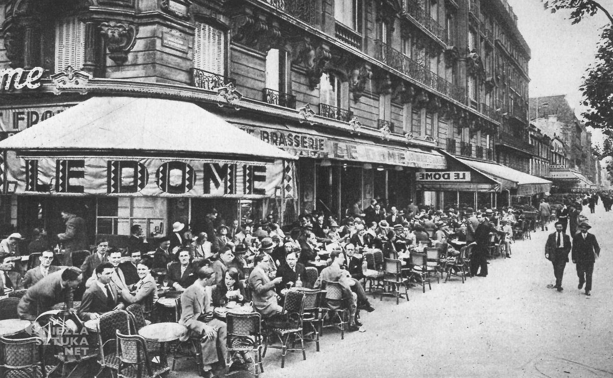 Café du Dôme, Paryż, niezła sztuka