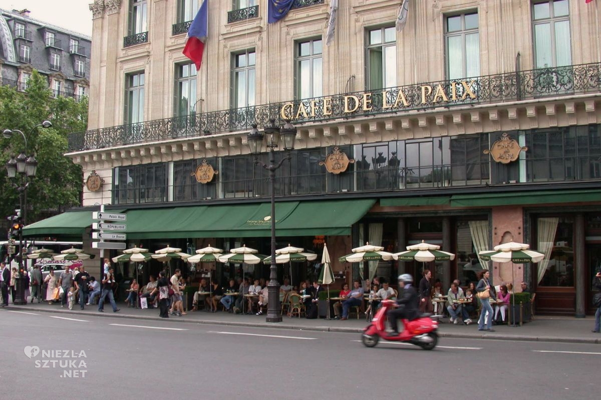 Café de la Paix, kawiarnia, Paryż, niezła sztuka