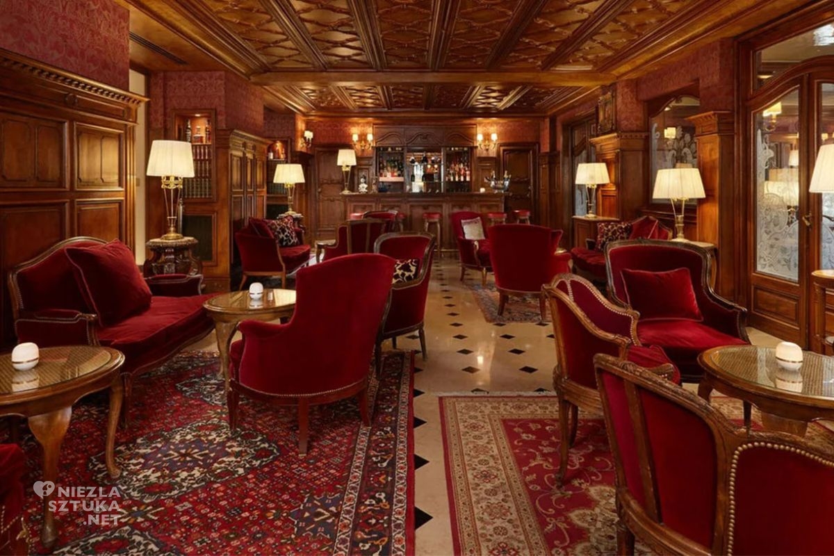 English Bar, Hotel Regina Louvre, Paryż, Luwr, Niezła Sztuka