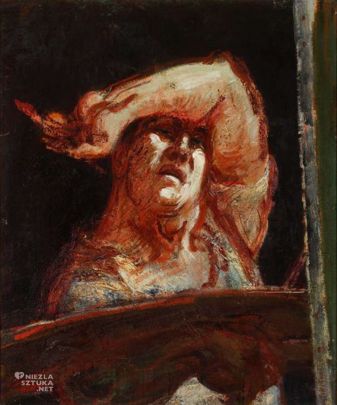 Feliks Topolski, autoportret, sztuka polska, niezła sztuka