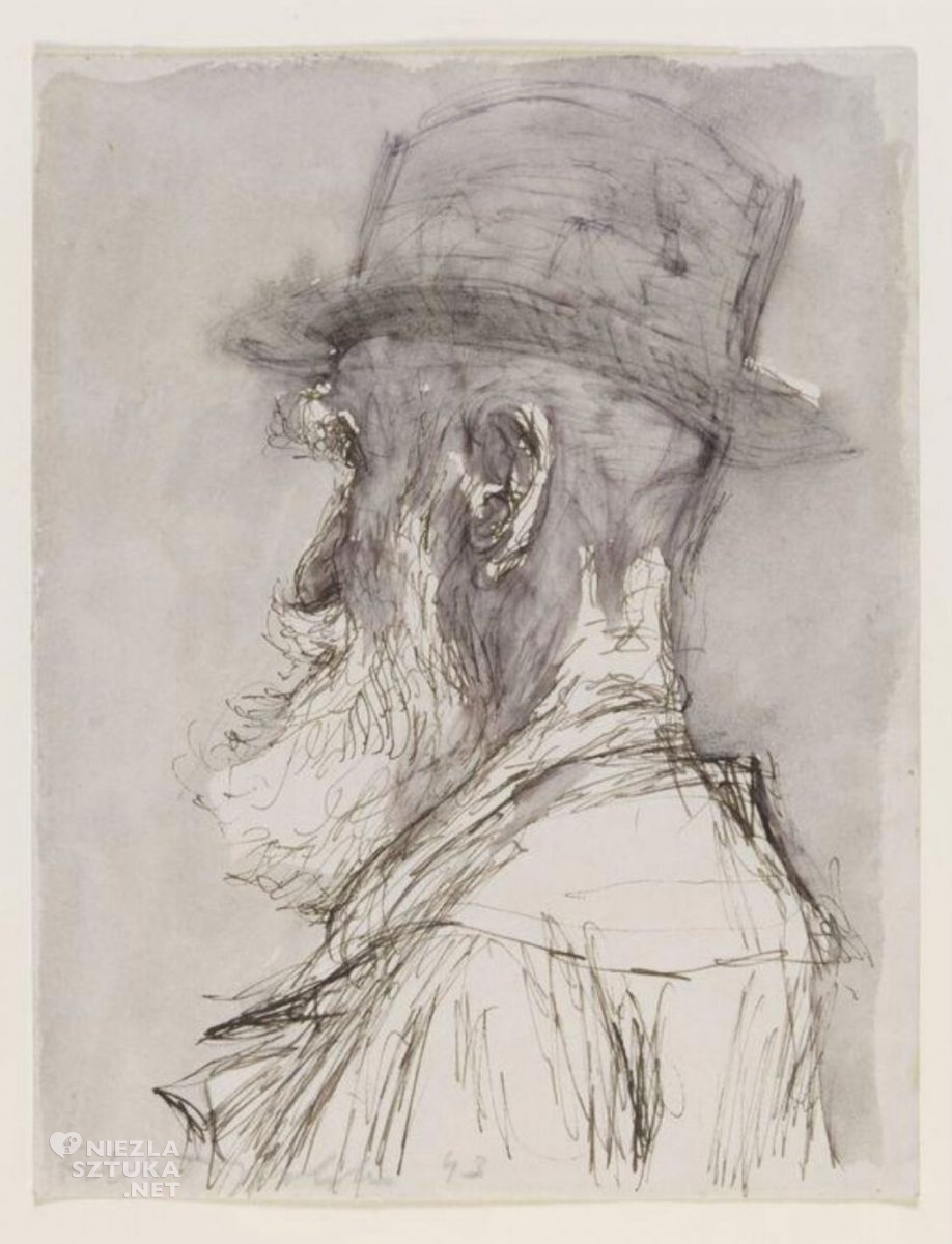 Feliks Topolski, G. B. S., George Bernard Shaw, portret, sztuka polska, Londyn, Victoria and Albert, Niezła Sztuka