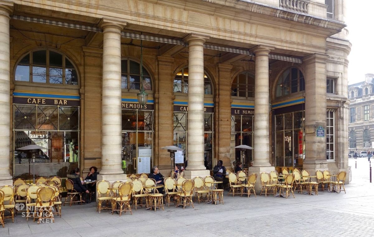 Café Le Nemours, Paryż, niezła sztuka