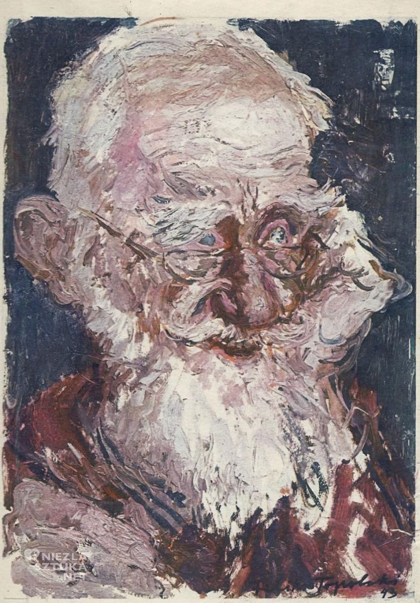Feliks Topolski, G. B. S., George Bernard Shaw, portret, sztuka polska, Niezła Sztuka