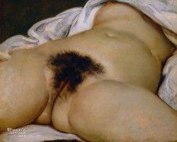 Gustave Courbet, Pochodzenie świata, sztuka francuska, pikantne dzieło sztuki, Musée d’Orsay, Paryż, niezła sztuka