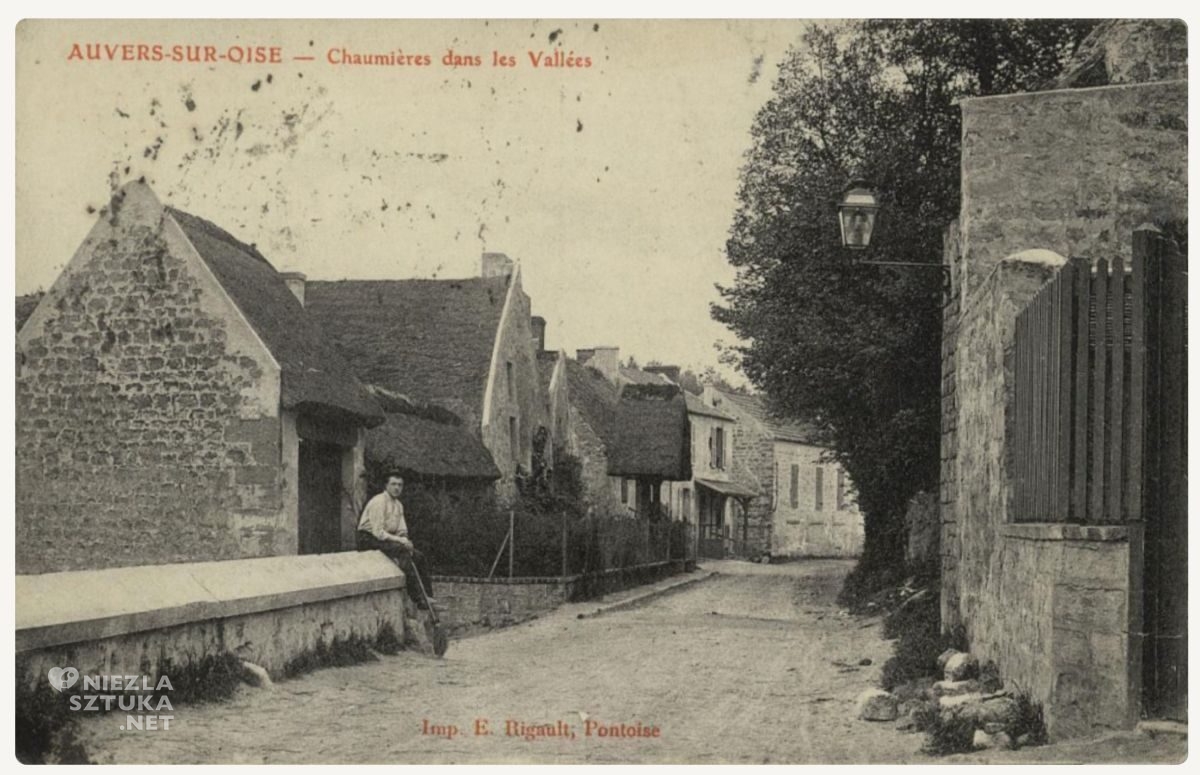 Pocztówka z Auvers, krajobraz, Niezła Sztuka