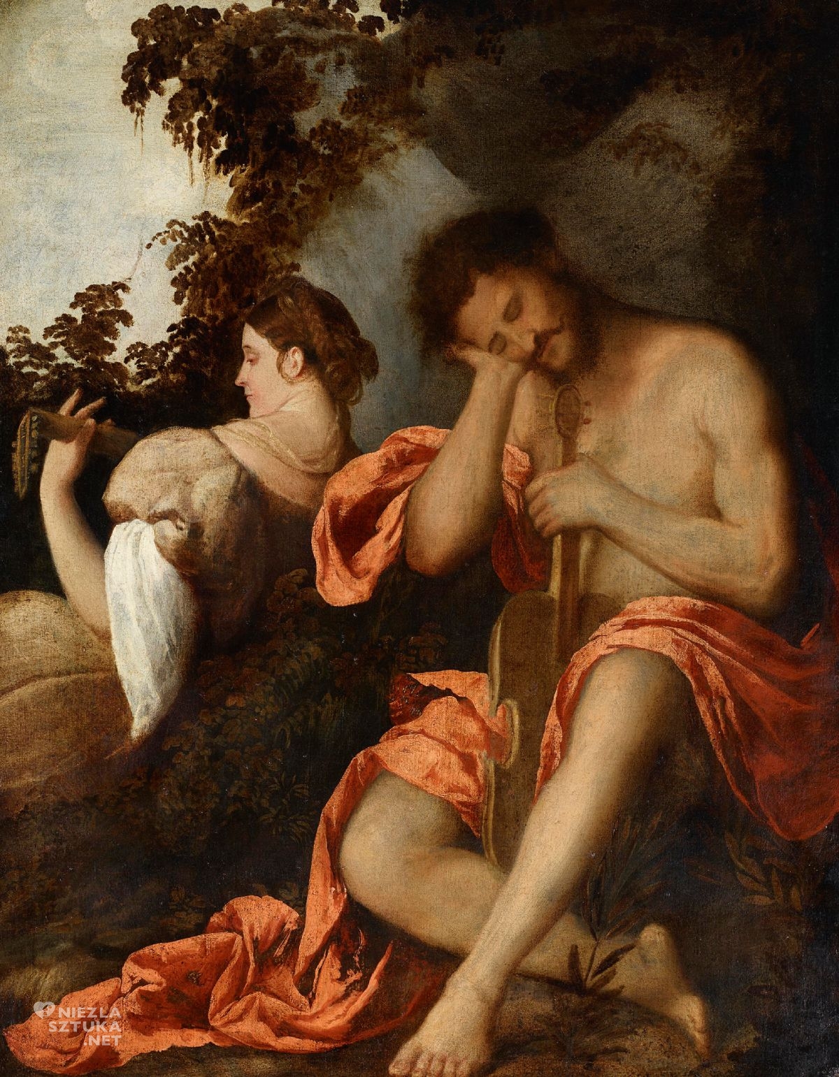 Giovanni Cariani, Muzycy, malarstwo włoskie, sztuka włoska, Bergamo, niezła sztuka