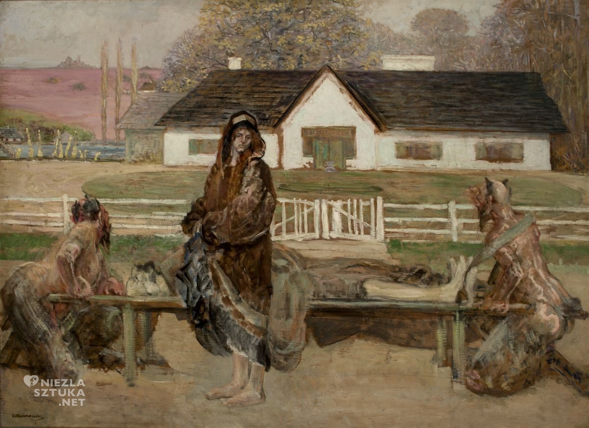 Jacek Malczewski, Powrót w rodzinne strony, sztuka polska, malarstwo polskie, niezła sztuka